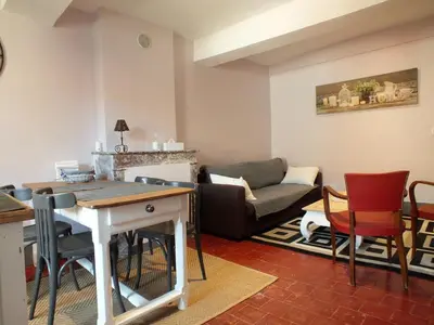 Coin salon dans l'établissement La Maison MOJA