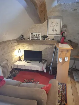 Plan de l'établissement Loft vintage avec cuisine intégrée