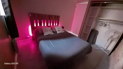 Un ou plusieurs lits dans un hébergement de l'établissement superbe appartement de 40m2 avec parking gratuit sur place