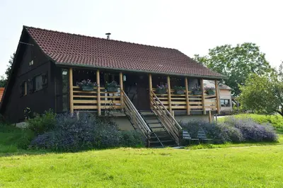 Jardin de l'établissement Le Chalet d’Eliot