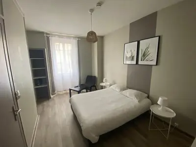 Un ou plusieurs lits dans un hébergement de l'établissement Le Relais de la Gare