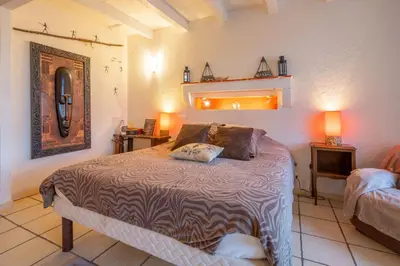 Un ou plusieurs lits dans un hébergement de l'établissement Bed and Bourgogne