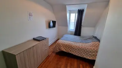 Un ou plusieurs lits dans un hébergement de l'établissement Le 3 Rue de Fontenay