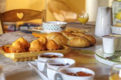 Nourriture dans le B&B/chambre d'hôtes ou à proximité