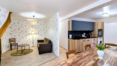 Cuisine ou kitchenette dans l'établissement Maison Picard