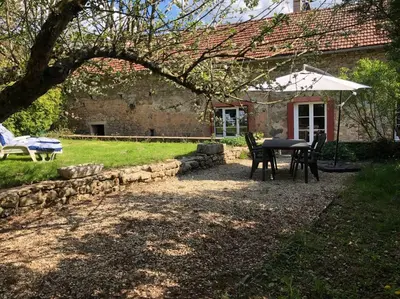 Jardin de l'établissement Gîte du Manoir