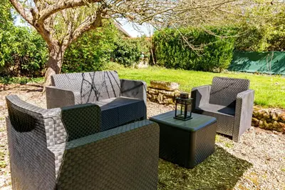 Jardin de l'établissement Gîte du Manoir