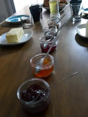 Nourriture dans l'appartement ou à proximité