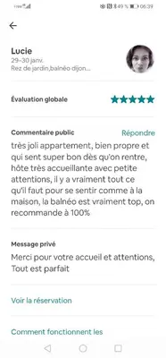 Plan de l'établissement Romantisme et glamour 2 avec spa , clim et jardin