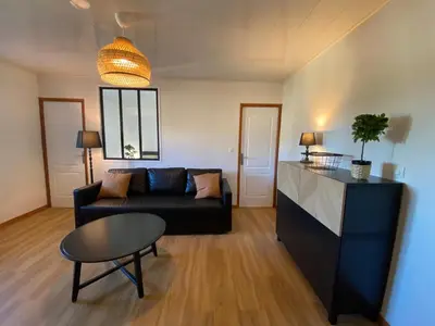 Coin salon dans l'établissement Un cocon en plein coeur du Jura