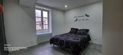 Un ou plusieurs lits dans un hébergement de l'établissement Nouveau à Cuisery appartement 70m2