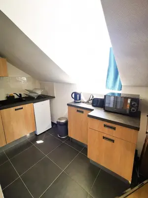 Cuisine ou kitchenette dans l'établissement Appartement Cosy en Hypercentre - Le Petit Jules