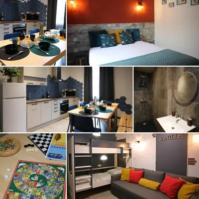 Cuisine ou kitchenette dans l'établissement L'Atelier 57 - Votre meublé authentique !