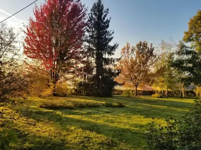 Jardin de l'établissement Gite calme et cosy, toutes commodités et tourisme