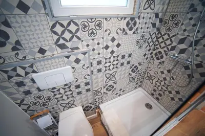 Salle de bains dans l'établissement PatioNé dans Centre de Dijon