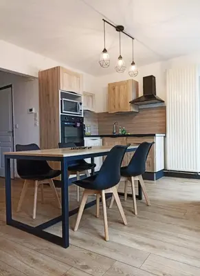 Cuisine ou kitchenette dans l'établissement La Diligence de Beaune