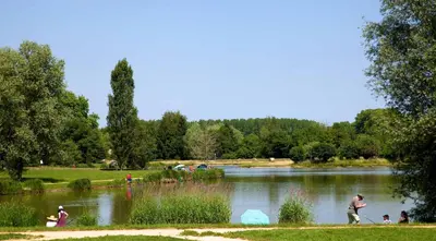 Paysage naturel près de le camping
