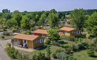 Paysage naturel près de le camping