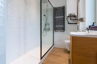 Salle de bains dans l'établissement L' ALCOVE- Confort Charme Downtown