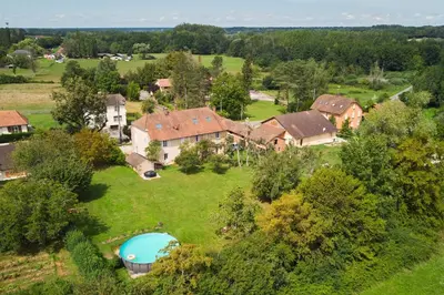 Paysage naturel près de la maison d'hôtes