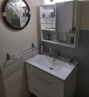 Salle de bains dans l'établissement Appartement T1bis de 30m2