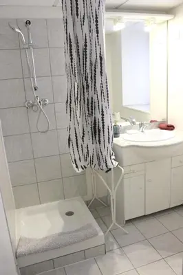 Salle de bains dans l'établissement Studio Mésange