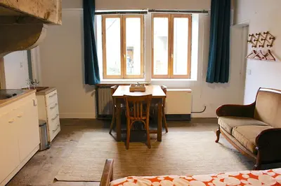 Coin salon dans l'établissement Studio Mésange