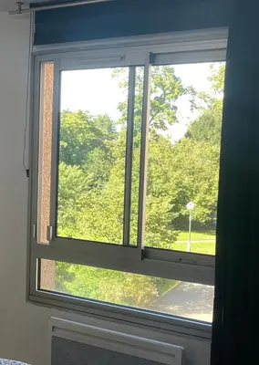 Jardin de l'établissement Les Logis de Paray appartement n2