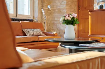 Coin salon dans l'établissement Maison Laroze