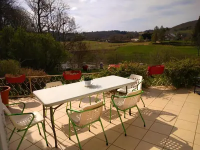 Paysage naturel près de la maison de vacances