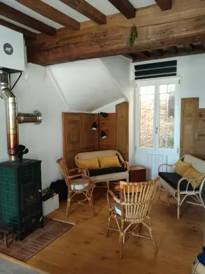 Coin salon dans l'établissement Maison Haute