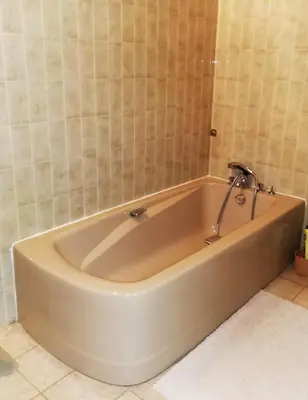 Salle de bains dans l'établissement maison de campagne