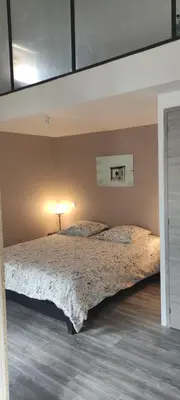 Un ou plusieurs lits dans un hébergement de l'établissement Gite rue Pasteur