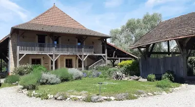Jardin de l'établissement Gîte Chez Léo