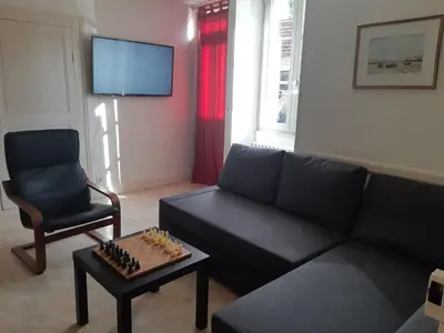 Coin salon dans l'établissement La Maison de Claire
