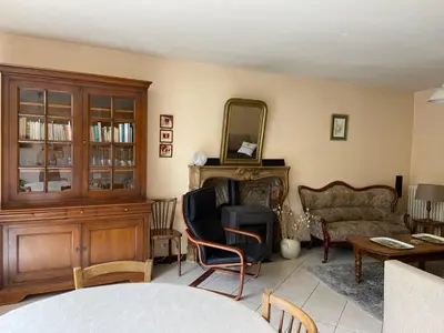 Coin salon dans l'établissement La Maison de Claire
