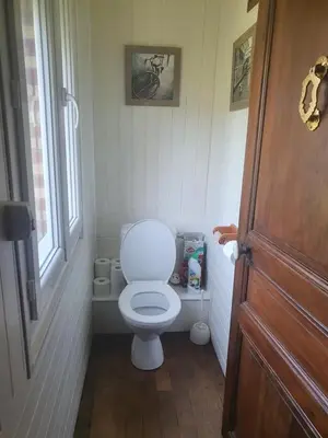 Salle de bains dans l'établissement Maison Bourgogne