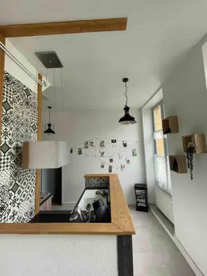 Cuisine ou kitchenette dans l'établissement Appartement 6 personnes - Au coeur du centre ville