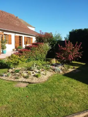 Jardin de l'établissement Gite des artistes