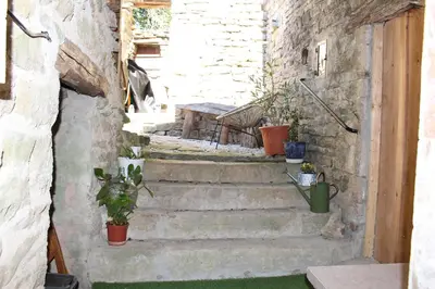 Plan de l'établissement Petite Maison chaleureuse avec jacuzzi privatif