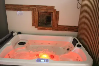 Plan de l'établissement Petite Maison chaleureuse avec jacuzzi privatif