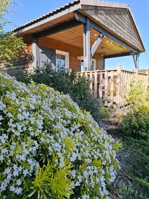 Jardin de l'établissement Gîte, aux portes du Morvan