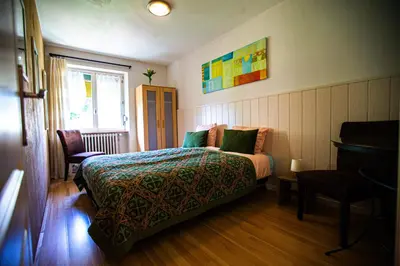 Un ou plusieurs lits dans un hébergement de l'établissement Ambiance Morvan
