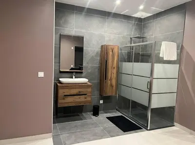 Salle de bains dans l'établissement Belle appartement avec parking gratuit