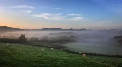 Paysage naturel près de la maison de vacances