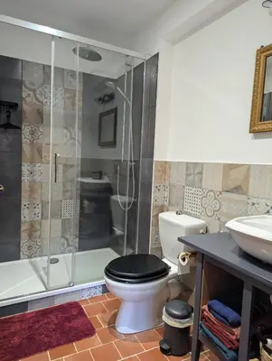 Salle de bains dans l'établissement Maison d'hôtes Trip'n Touille