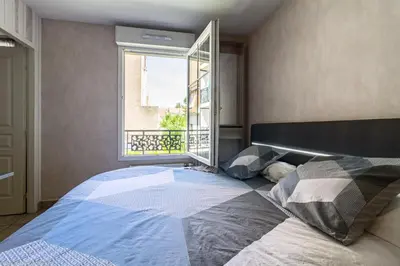 Un ou plusieurs lits dans un hébergement de l'établissement Résidence Egalité - Montmartre