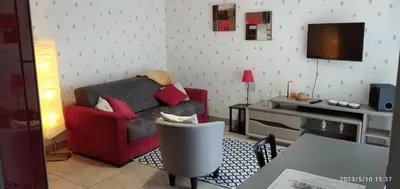 Coin salon dans l'établissement Résidence Egalité - Montmartre
