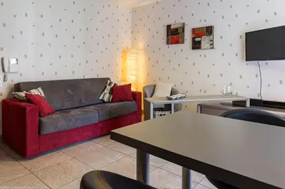 Coin salon dans l'établissement Résidence Egalité - Montmartre