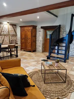 Coin salon dans l'établissement B&B à la campagne
